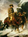 napolean die Alpen 1850 Geschichte Hippolyte Delaroche Kreuzung